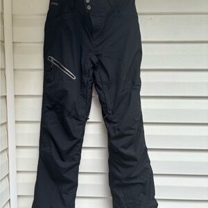 Eastern Mountain Sports Gray and Black ski snowboard snow pants